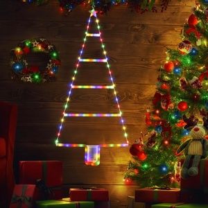 Christmas Decorations Led Ladder , Multicolor Wall Window Lights
